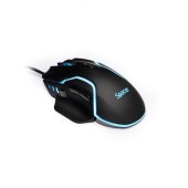 Mouse gaming Spacer SPGM-ALIEN-RACE, USB, 12.000 dpi, iluminare RGB (Negru)