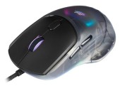 Mouse Gaming Tracer GameZone NEON, USB, 7 butoane, 12400 DPI, Iluminare RGB (Negru)