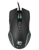 Mouse Gaming White Shark GM-5003 AZARAH, 6.400 DPI, RGB, USB (Negru)