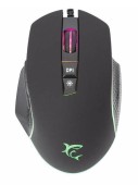 Mouse Gaming White Shark GM-5009 Gareth, iluminare RGB, 6400 dpi, Cu fir (Negru)