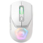 Mouse Gaming Wireless Marvo Fit Pro G1W, Bluetooth/USB, iluminare RGB, 19000 dpi (Alb)