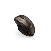 Mouse Genius, Ergo „NX-8200S”, PC sau NB, wireless, 2.4GHz, optic, 1200 dpi, butoane/scroll 5/1 (Maro)