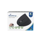 Mouse optic ergonomic MediaRange, 6 butoane, Negru