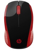 Mouse Wireless Optic HP 200, USB (Negru/Rosu)