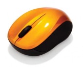 Mouse Wireless Verbatim Go 49045, 1600 DPI (Portocaliu)