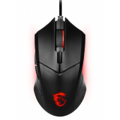 MSI Mouse Gaming Optic MSI Clutch GM08, USB, iluminare RGB, Negru