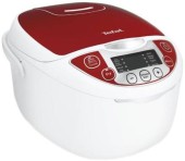 Multicooker Tefal Fuzzy Logic RK705, 600 W, 10 Programe, 5 L (Alb/Rosu)