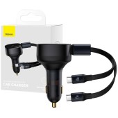 Încărcător auto Enjoyment cu cablu USB-C, 33W (negru)