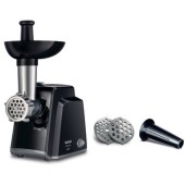 NE105838 mincer 1400 W Black, Stainless steel