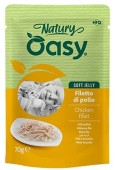 OASY Natury Plic pentru pisici, cu Filei de Pui în jeleu 70g