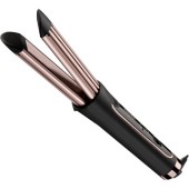 Ondulator BaByliss C112E Curl Syler Luxe, Functie aer rece, Invelis Ceramic, 36mm , 3 setari temperatura, 200°C , Roz-Negru