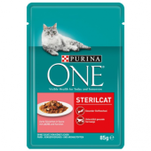 One Steril, hrana umeda pentru pisici, Somon, 85g