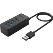 Orico HUB USB Orico W5P-U3 4 port-uri USB 3.0 negru 30 cm