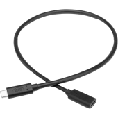 OWC Cable USB-C Extension - Black Color USB 3.2 (10Gb/s) 0.5 Meter