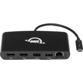 OWC Dock Thunderbolt 3 mini-Dock - 5 Port, 2 x HDMI, feat. 2 x HDMI 4K60, USB 3, USB 2, 1GB Network