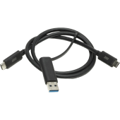 OWC USB-C to C A with Tethered USB-A adapter 0.6 Meter