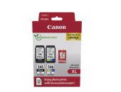 Pachet cartuse cerneala Canon Photo Value Pack, PG-545XL Negru, CL-546XL Color + 50 Coli foto 10x15 cm