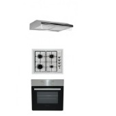 Pachet cuptor electric, plita gaz si hota clasica inox 2 motoare Studio Casa, Mirage Classic