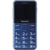 Panasonic Telefon Mobil Panasonic KX-TU155 EXCN Single SIM, 2G, pentru seniori, buton SOS, Albastru