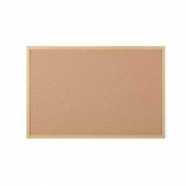 Panou pluta 120 x 200 cm rama lemn Bi-Silque Earth