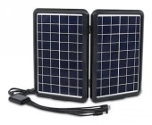 Panou solar EP-1812 portabil cu functie incarcare telefoane si intrare USB 12W