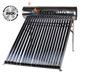 Panou solar presurizat compact FORNELLO SPP-470-H58/1800-20-c cu 20 tuburi vidate de tip heta pipe si boiler din inox de 177 litri 