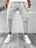 Pantaloni de trening gri conici 12236  O2-4.3