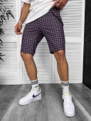 Pantaloni scurti casual carouri 13334