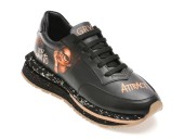 Pantofi sport GRYXX negri, 5962258, din piele naturala