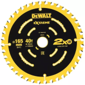 Panza de ferastrau circular Dewalt EXTREME 165x20, Z 40 DT10640-QZ