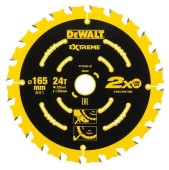 Panza fierastrau circular DeWalt DT10300-QZ, 165 x 20 mm, 24 dinti (Argintiu)