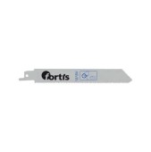 Panza fierastrau sabie Fortis pentru metal 150/130 x 1.8 mm, 5 bucati (Alb)