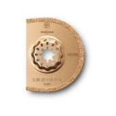 Panza segmentata cu carburi metalice, Fein Starlock, 75mm, pentru fierastrau multicutter, taiere ceramica