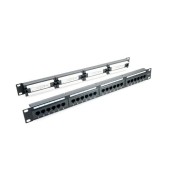 Patch panel 24 porturi ,1U, UTP Cat.6, Krone+110 - EMTEX