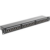 Patch Panel Lanberg PPS5-1024-B, 19inch, 24 porturi, Negru