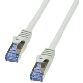 Patchcord Cat.6A 10G S/FTP PIMF PrimeLine 1,5m grey