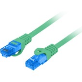  PATCHCORD S/FTP CAT.6A 0.5M GREEN LSZH