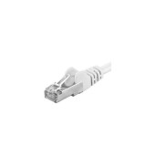 Patchcord SFTP PremiumCord RJ45-RJ45 Cat.6A, 2m, Alb