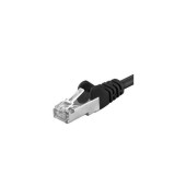 Patchcord SFTP PremiumCord RJ45-RJ45 Cat.6A, 2m, Negru