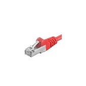 Patchcord SFTP PremiumCord RJ45-RJ45 Cat.6A, 2m, Rosu