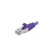 Patchcord SFTP PremiumCord RJ45-RJ45 Cat.6A, 2m, Violet