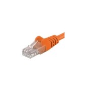 Patchcord UTP PremiumCord RJ45-RJ45 Cat.5e 7m, Portocaliu