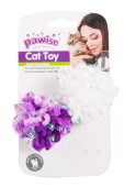 PAWISE Jucărie pentru pisici Minge Glitter Caddice, 6cm, 2buc