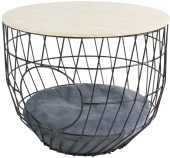 PAWISE Masă de cafea, cu pat pentru pisici, 50x50x40cm