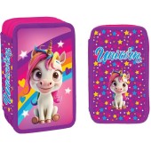 Penar echipat 3 fermoare , 39 piese Unicorn - S-COOL