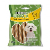 Perfect Snack, recompense delicioase pentru caini, Stick rasucit de pui,   80 g