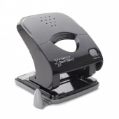 Perforator negru metal si plastic reciclat 2 perforatii 40 coli Rapesco Eco X5