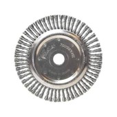 Perie de sarma disc Weiler, cu toroane, pentru metal, 178 x 0, 5 x 22, 2 mm