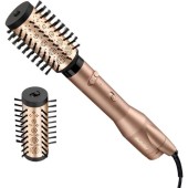 Perie rotativa BaByliss Big Hair Dual AS952E, 650W + 2 accesorii, Tehnologie Ionica, Invelis ceramic, Jet de aer rece, Auriu