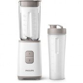 Philips Blender Philips Daily Collection Mini HR2602/00, 350 W, recipient 1 L, 2 viteze, Alb